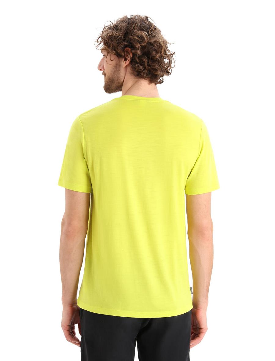 Shine Icebreaker Merino Tech Lite II Short Sleeve Tee Men's T Shirts | AU 1164CTVE